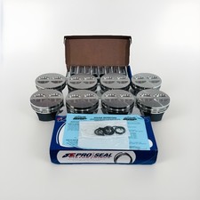 Sportsman Racing Sbc Ft Pro Piston Set W Rings 4.005 Bore -4.5cc 324864