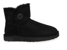 UGG CLASSIC MINI BAILEY BUTTON II CHESTNUT/Black