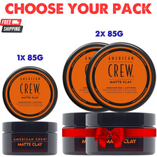 American Crew Fiber Strong Hold Matte Finish Texturising Hair Wax Men 85g UK