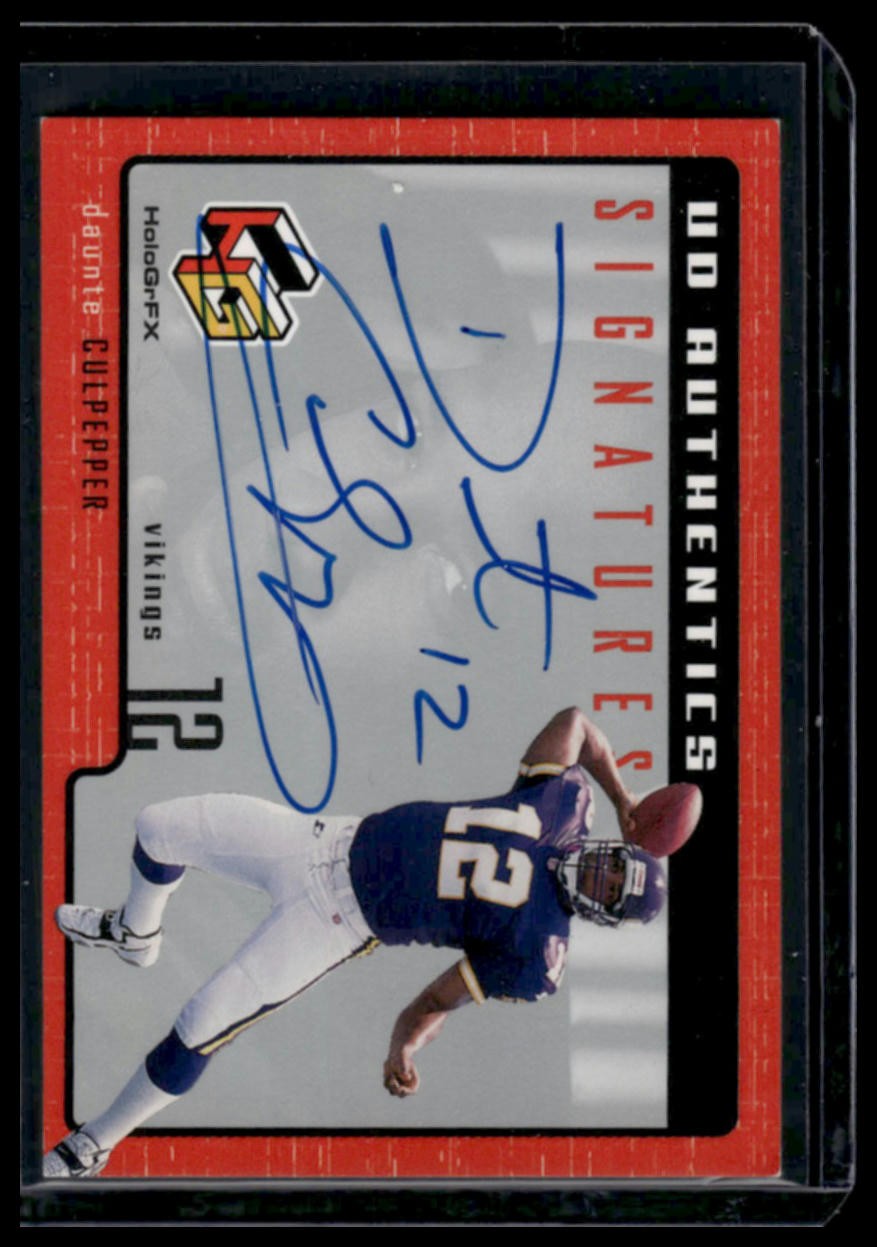 Daunte Culpepper Upper Deck Hologrfx Authentic #DC UD Authentics