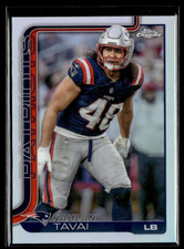 2025 Topps Chrome Football Refractor #213 Jahlani Tavai