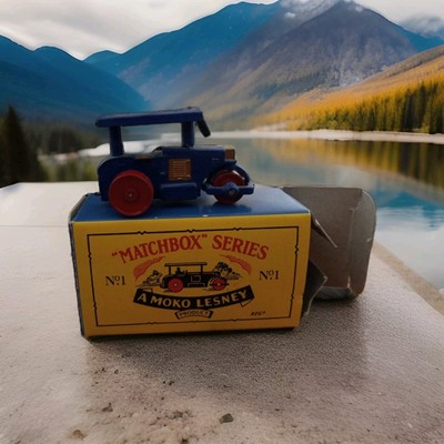 Matchbox Series A Moko Lesney No1 Steam Roller Blue