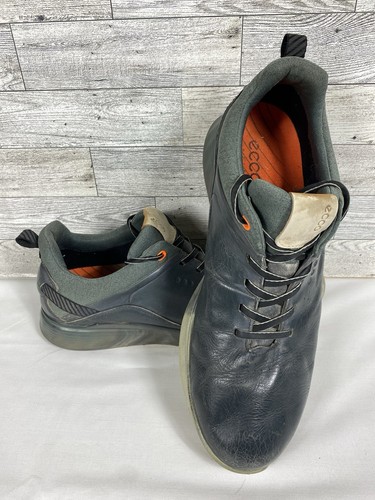 ECCO Hybrid Golf Hombres EU 44 US 10-10.5 Ancho Verde Yak Cuero Gore-Tex Sin Tacos - Imagen 8 de 9
