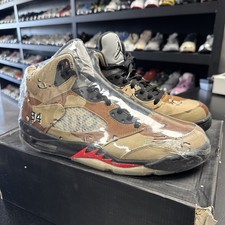 Supreme x Air Jordan 5 Retro Desert Camo for Sale | Authenticity