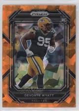 2022 Panini Prizm Rookies Orange Ice Prizm Devonte Wyatt #377 0bt4