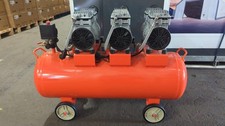 Druckluftkompressor Fl&uuml;sterkompressor &Ouml;lfrei Kompressor 100L 8bar 405 l/min 220V
