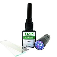 Acrybond | UV-Kleber (mit Lampe) | Glas-Kleber | Glas-Metall-Kleber