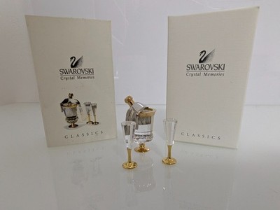 Swarovski  Memories Classics Sektkühler + 2 Gläser im Set 4Teilig 191586 OVP