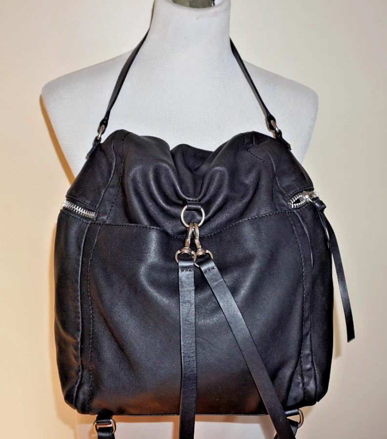 BOLSO DE MANO MOCHILA DE CUERO MARCA LUCKY Foto 4 de 4