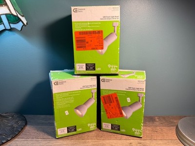 Lot of (3) Commercial Electric-LED Track Light Head 3.5'' W X 5.8'' L X 8.3'' H