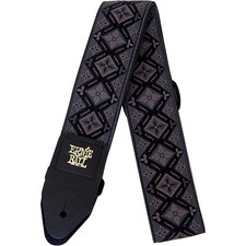 Ernie Ball Jacquard Polypro Guitar Strap Regal Black