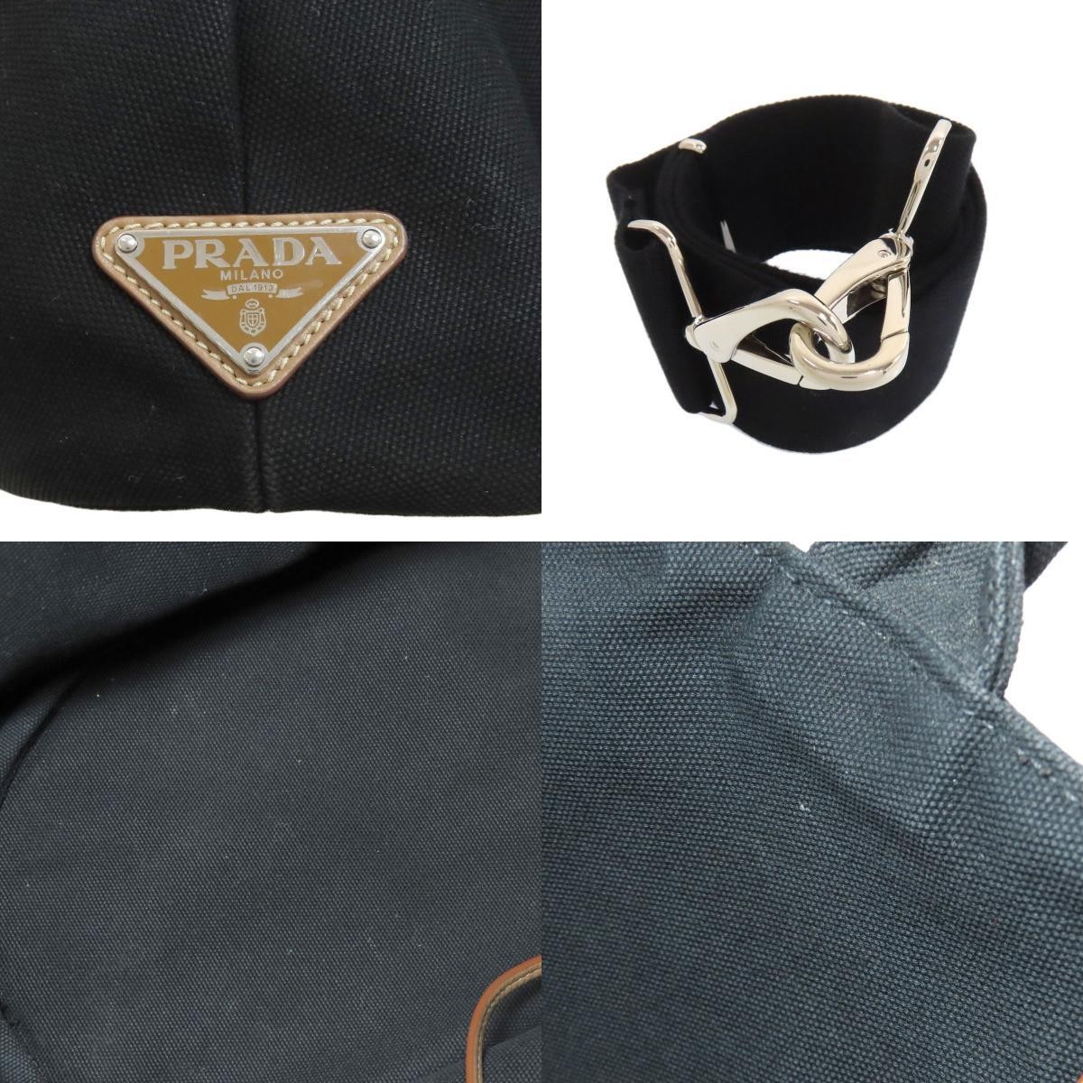 PRADA 1BG163 Canapa Tote Tote Bag Canvas Ladies Used from japan thumbnail 6