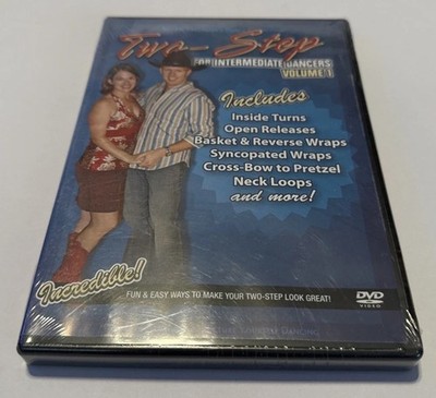 New Two-Step For Intermediate Dancers Volume 1 DVD Unopened