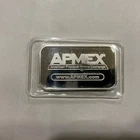 SILVER BULLION BAR ~ 1 OZ .999
