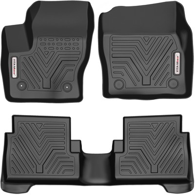 3D Floor Mats All Weather TPE Rubber for 2013-2019 Ford Escape 2013-2018 C-Max