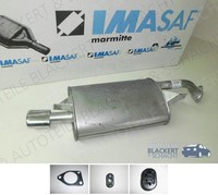 Imasaf ESD Auspuff Endtopf+Anbauteile für Volvo S40+V40+Kombi 1.8 I 1998-2004