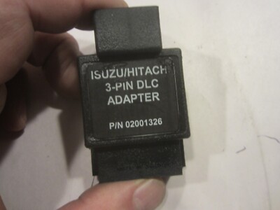 Vertronix Mastertech Isuzu/Hitachi 3 Pin DLC Adapter Plug 02001326