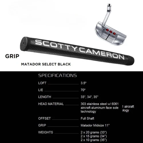 Scotty Cameron Golf 2018 Select Fastback 2 Putter 34in US Model Men Headcover RH - Image 3 of 4