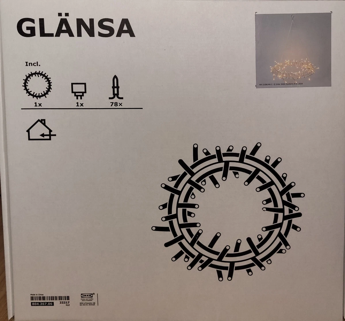 Ikea glansa hanging star lights outlet