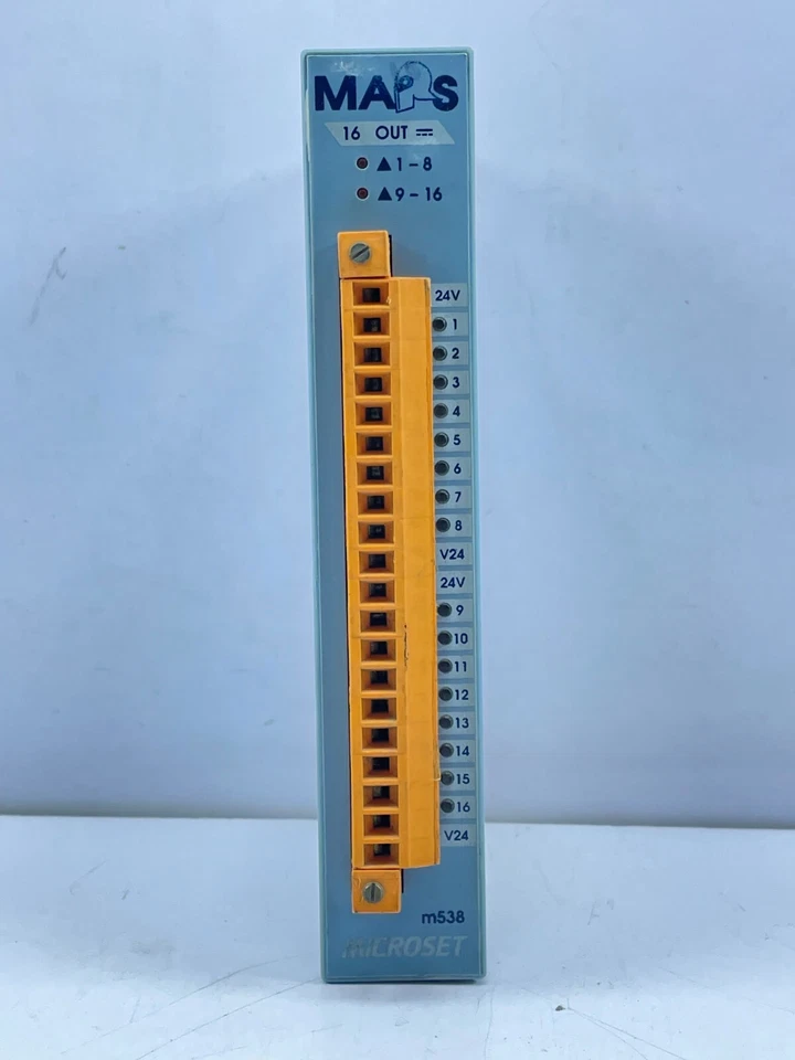 PLC Mars M538.005.001.R1 Microset 16 Digital Output 24VDC Module - Image 2 of 4