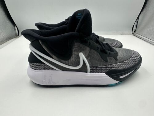 NIKE KYRIE 8 GO (GS) Black/Black-White-Light Menta SIZE 5Y 2214 - Picture 4 of 9