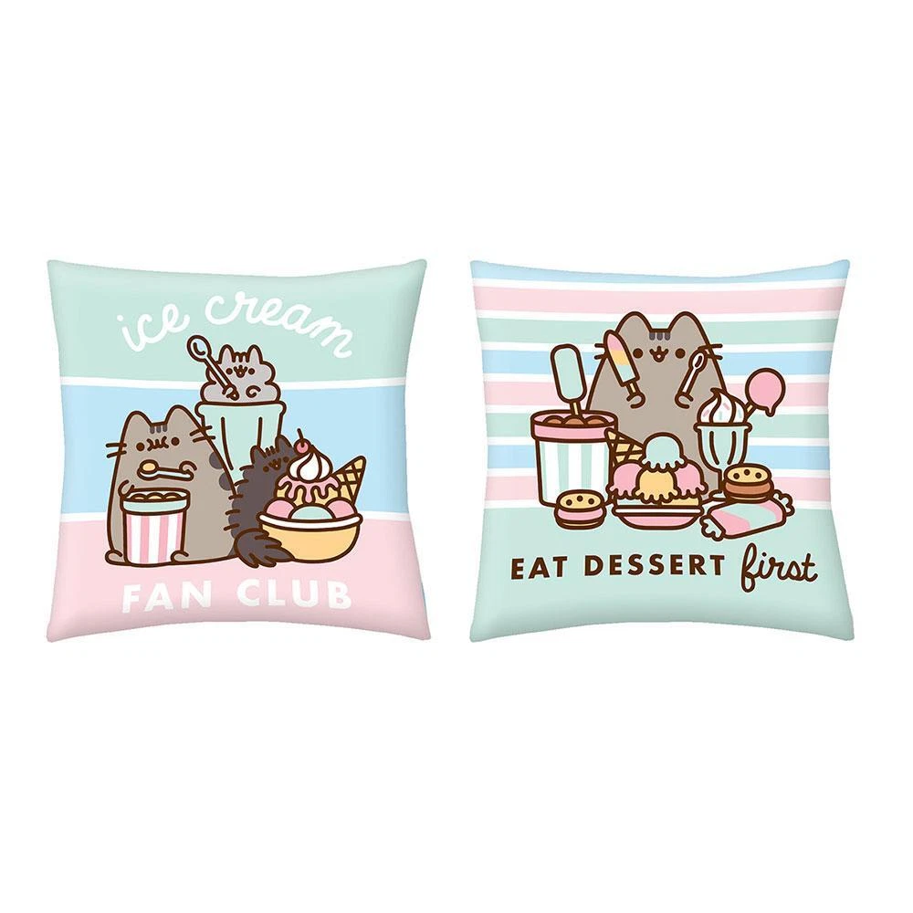 Pusheen Postre Coj n Cuadrado Prellenados Sof Almohada 40cm x