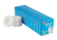 Staples Invisible Tape 3/4" x 1296" 12-Pack