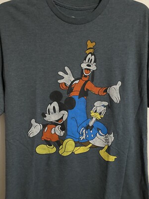 Disney Mickey Mouse, Goofy, and Donald Duck T-Shirt Adult Large