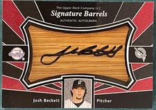 Josh Beckett Autographed 2004 Upper Deck Sweet Spot Card