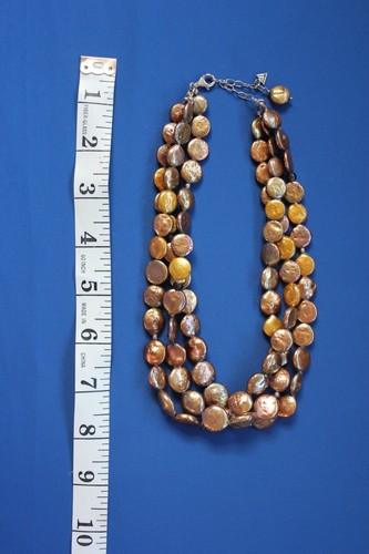 retired Silpada N1717 Bronze Coin Pearl 