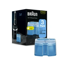 Braun Clean & Renew System Cartridges Refills CCR3 Series 3 5 7 9 Shaver, 3 Pack