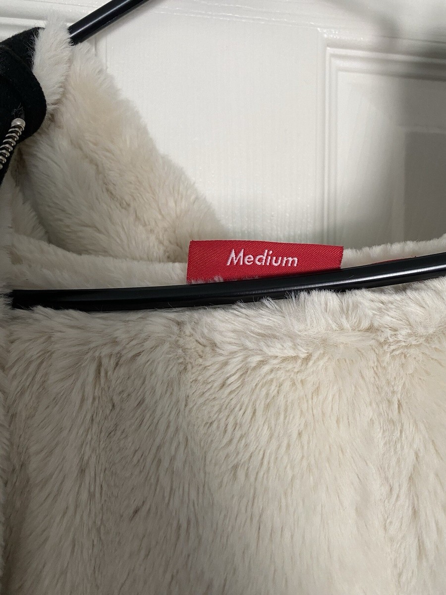 Supreme Faux Fur Lined Zip Up Hooded Sweatshirt 'Black (size Supreme Faux Fur Lined Zip Up Hooded Sweatshirt 'Black (size