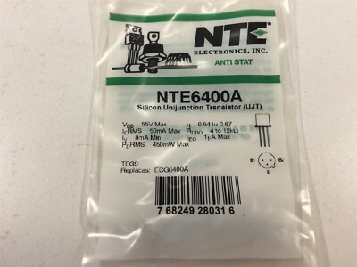 (1) NTE NTE6400A Unijunction Transistor TO39 Type Package