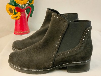 Gabor schwarze Wildleder Damen Stiefel Größe UK 6