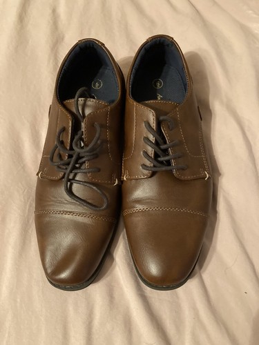 Oxford Lace up Dress Shoes Brown 