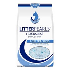 Litter Pearls Tracksless Unscented Non-Clumping Crystal Cat Litter 10.5 lb