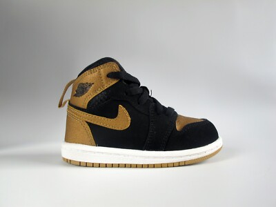 Nike Air Jordan Black Gold Carmelo Melo Unisex Toddler's Shoes 6C  (705304-026)
