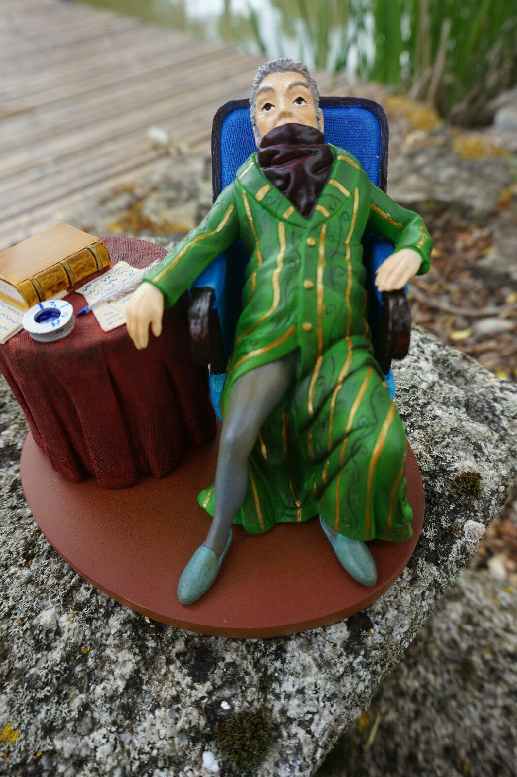 Figurine statue Honoré Daumier Notaire HD05 Parastone en résine peinte de 22cm