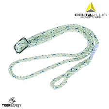 Delta Plus EX021 1.1-2m Adjustable Work Positioning Lanyard Fall Arrest Rope