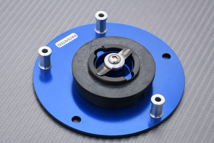 TWM Blue Fuel Tank Gas Cap + keys SUZUKI GSXR 600 / 750 2006-2007