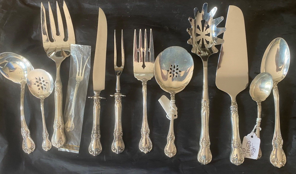 TOWLE OLD MASTER STERLING SILVER 10 SETTING 4 PIECES PER SETTING ...