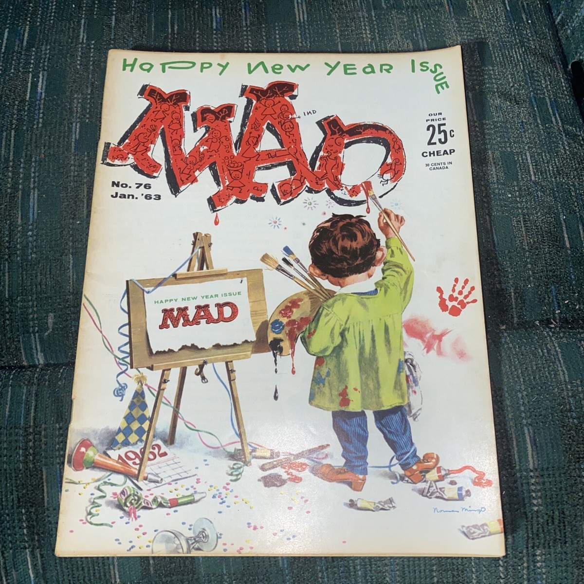 MAD MAGAZINE #76 Jan.1963 Happy New Year Issue JFK | eBay