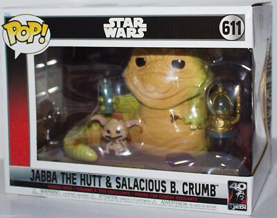 Star Wars 40th ROTJ Jabba & Salacious B. Crumb POP! Movie Moment