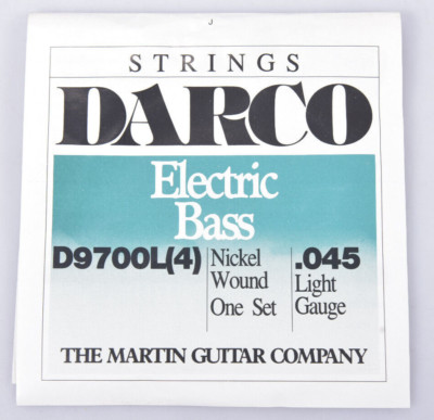 Martin Darco Strings Bass-Saiten 4-string Light 045-105 Bass Gitarre Set D9700L