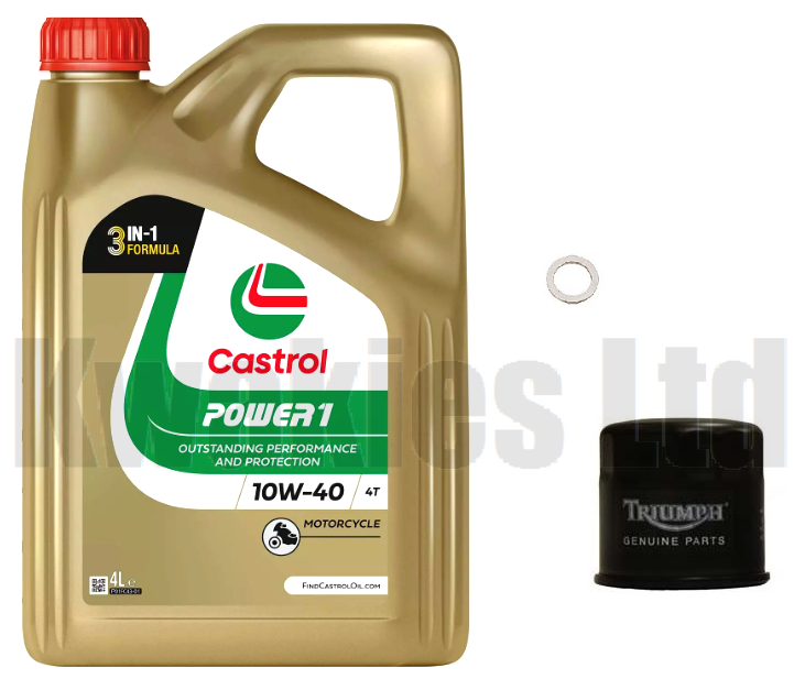 Triumph Street Triple R 675 09-16 Castrol Power Oil Genuine