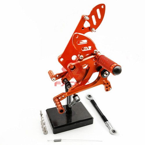 Motorcycle Orange Rearsets Footpegs Footrest For 1290 Super Duke GT 2016-2018 17 - Afbeelding 13 van 13