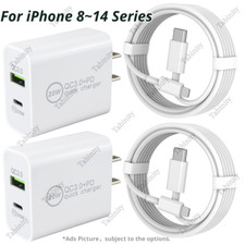 20W USB C Fast Wall Charger PD Power Adapter For iPad iPhone 14/13/12/11 Pro Max