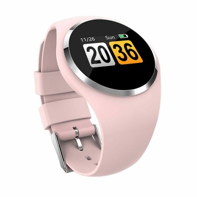 Mujer IOS Android Smartwatch Reloj inteligente Impermeable Deporte fitness  Rosa | eBay