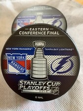 2015 NHL New York Rangers, Stanley Cup Playoffs Hockey Puck/rare & Unlimited Edi