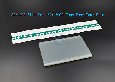 50X OCA Optical Clear Adhesive Touch screen Glass LCD Tape for iPhone 5 5C 5S